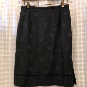 Eddie Bauer vintage wool skirt 10